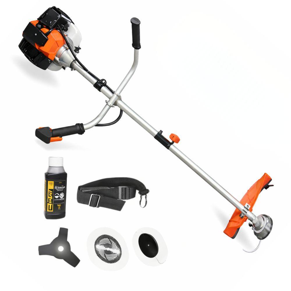  decespugliatore a scoppio 49,3cc 5,2kw con accessori inclusi - foto 2