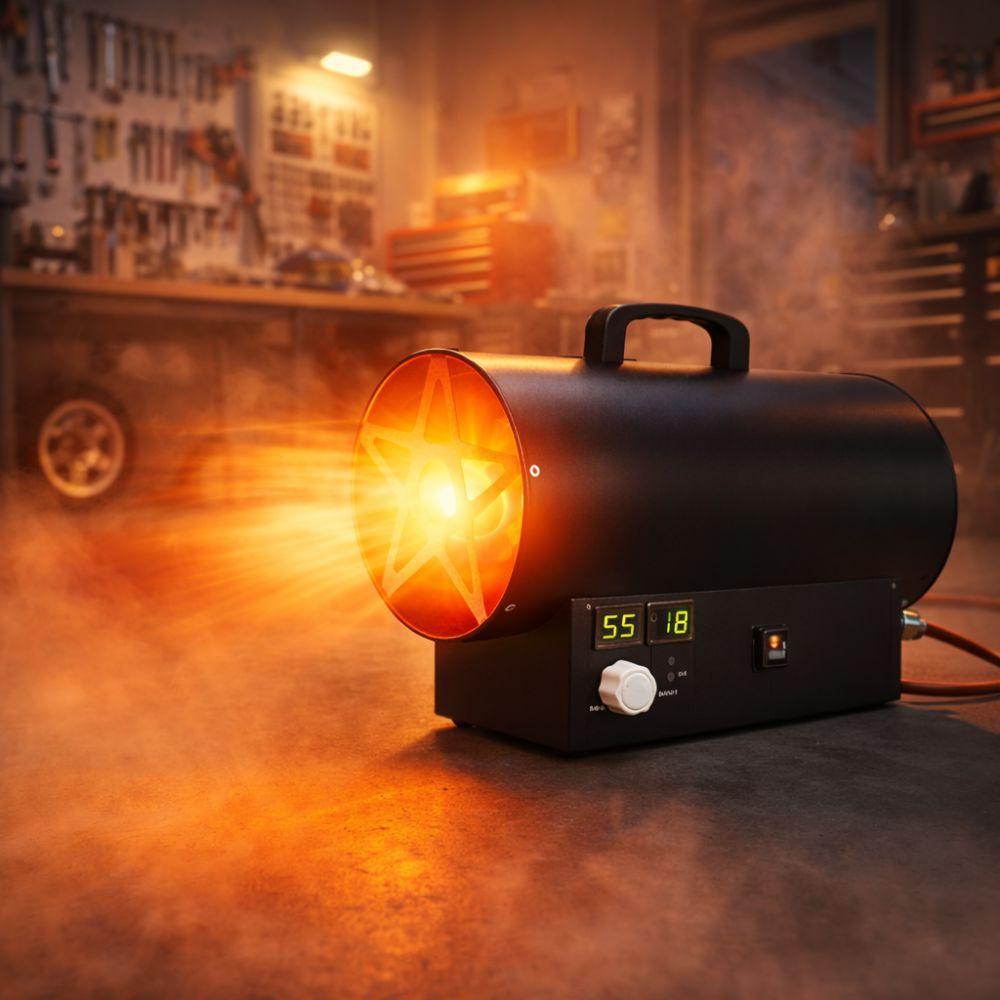  riscaldatore industriale a gas 25kw con display temperatura e accensione automatica - foto 2