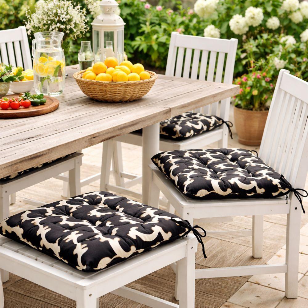 diodor cuscini per sedia con laccetti confezione 6 pezzi - foto 4