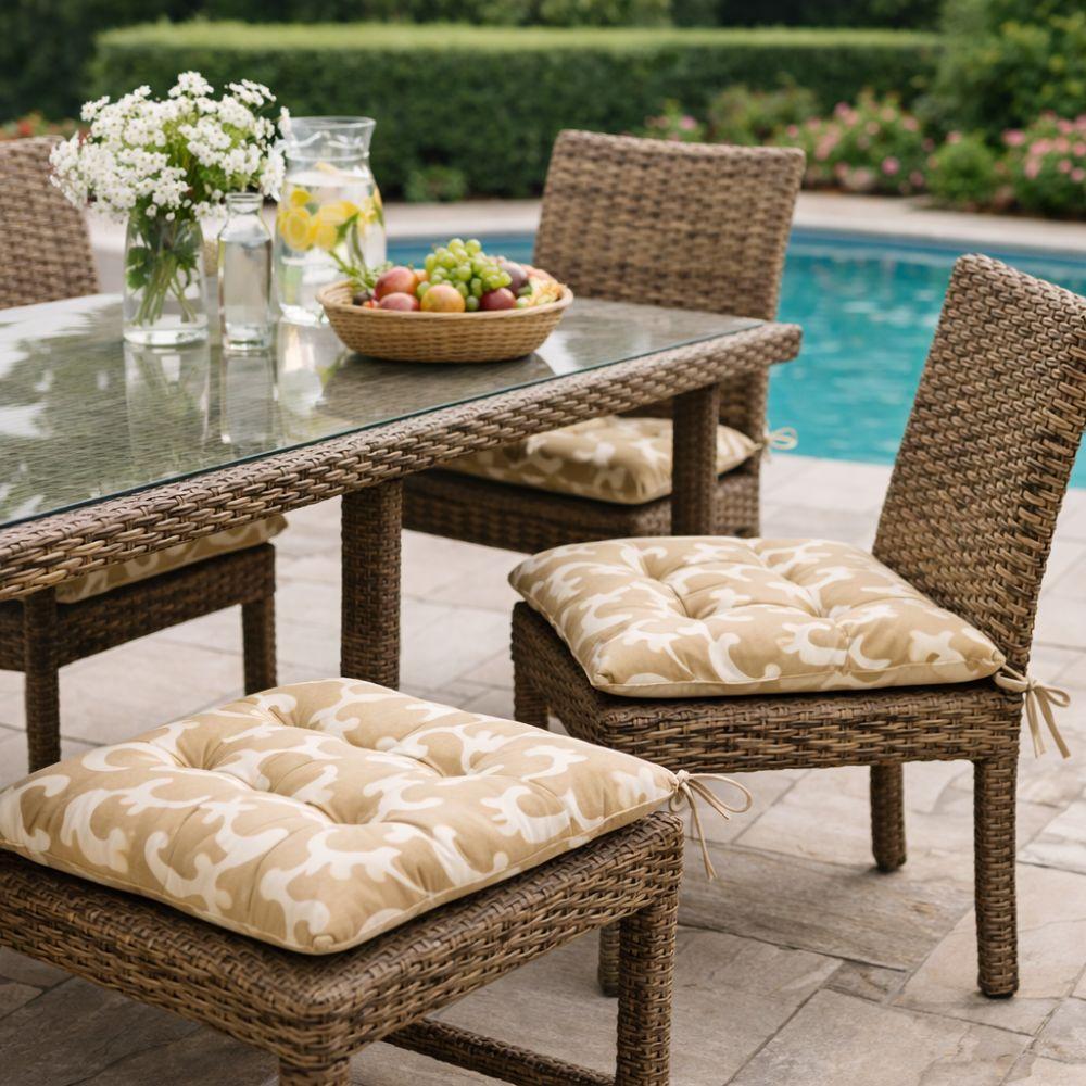 diodor cuscini per sedia con laccetti confezione 6 pezzi - foto 5