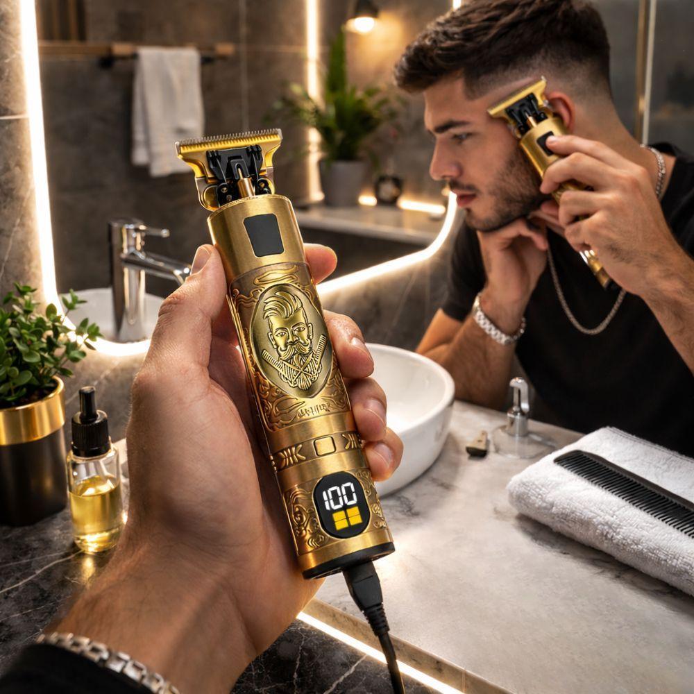  tagliacapelli t blade, ricaricabile tramite usb, display digitale e accessori inclusi - foto 2