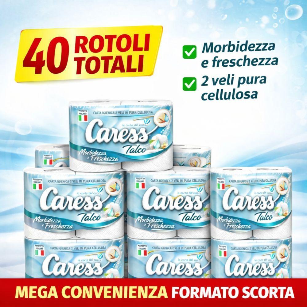  40 rotoli di carta igienica, 2 veli profumata in pura cellulosa - foto 2