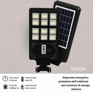 Lampione stradale solare a led 1000w