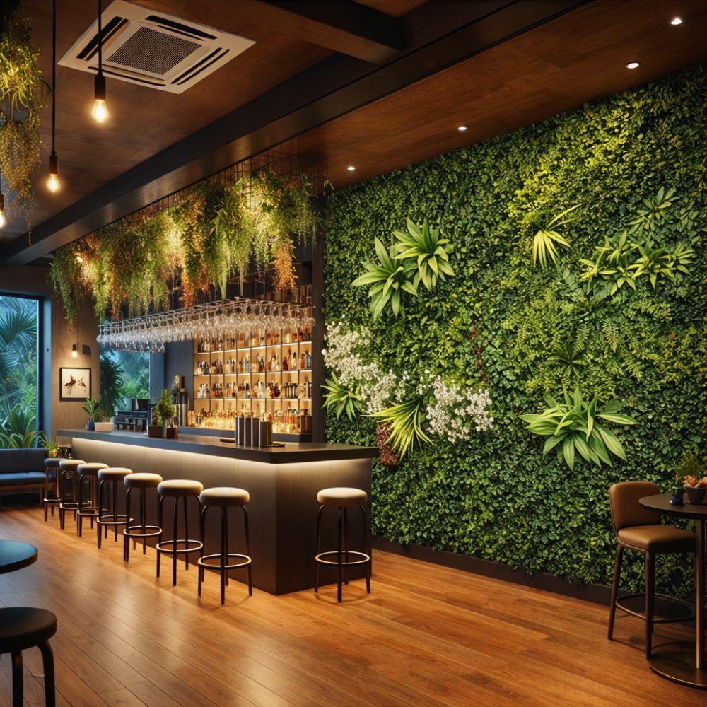  siepe verde artificiale decorativa modulo 100x100 cm effetto giardino verticale premium - foto 5