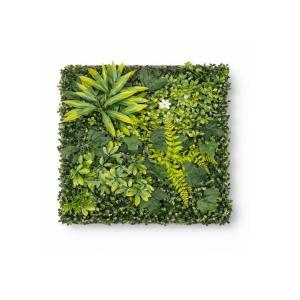Siepe artificiale modulo 50x50 cm effetto verde natural...