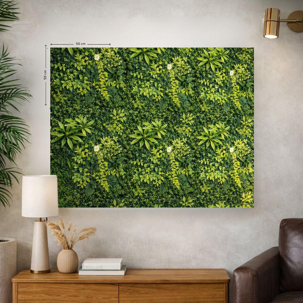  siepe artificiale modulo 50x50 cm effetto verde naturale - foto 4