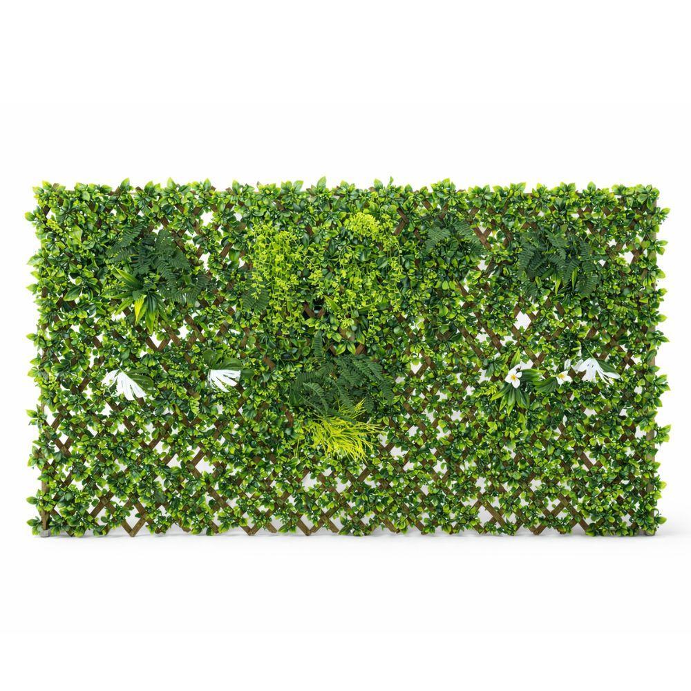  siepe artificiale effetto naturale  con grigliato estensibile - foto 1