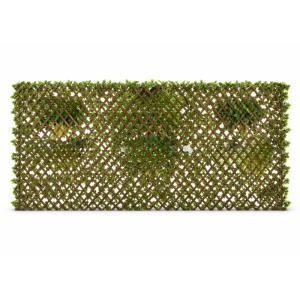 Siepe artificiale effetto naturale  con grigliato estensibile