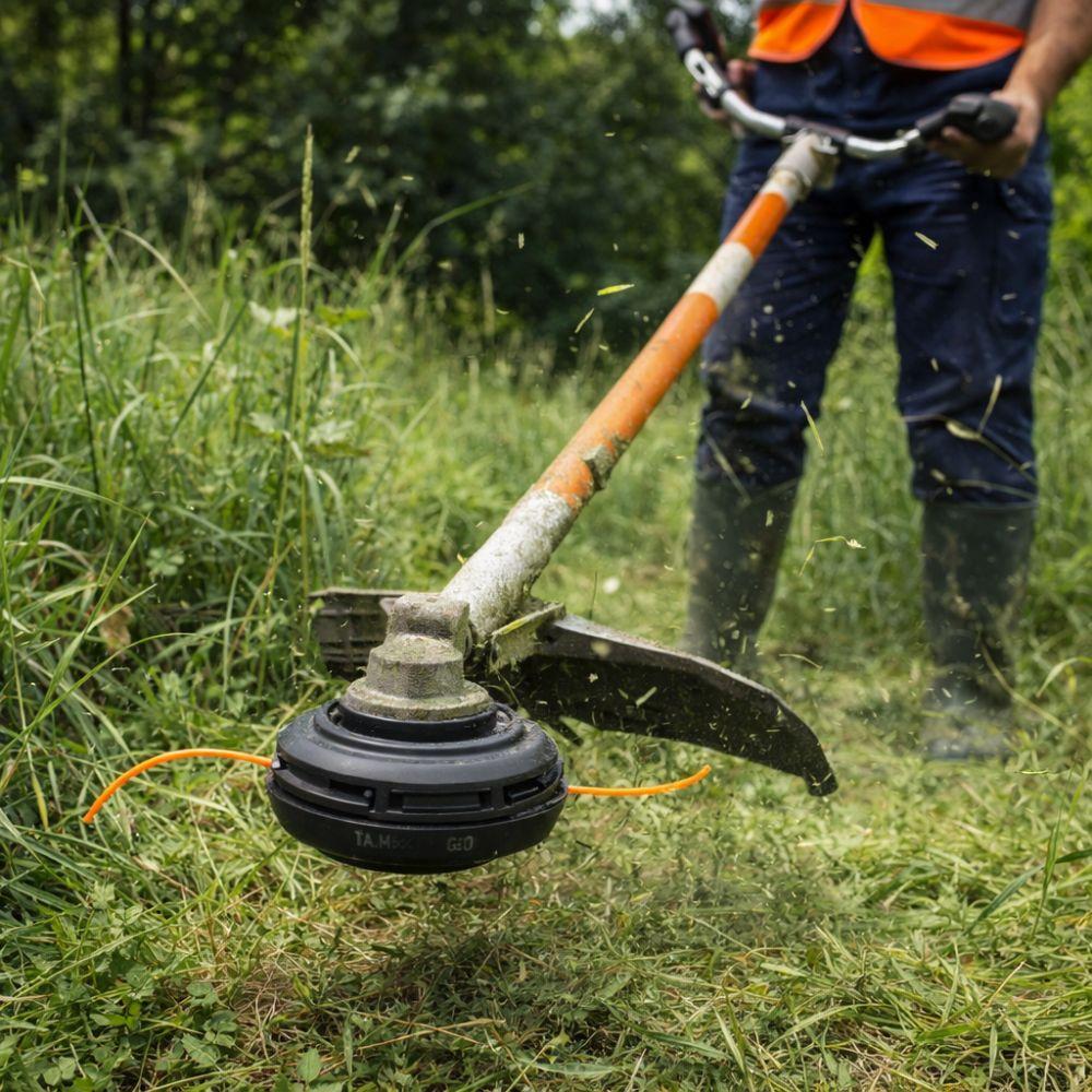  testina decespugliatore tap & go universale 2,4 mm – testina a battuta per decespugliatore a scoppio - foto 2