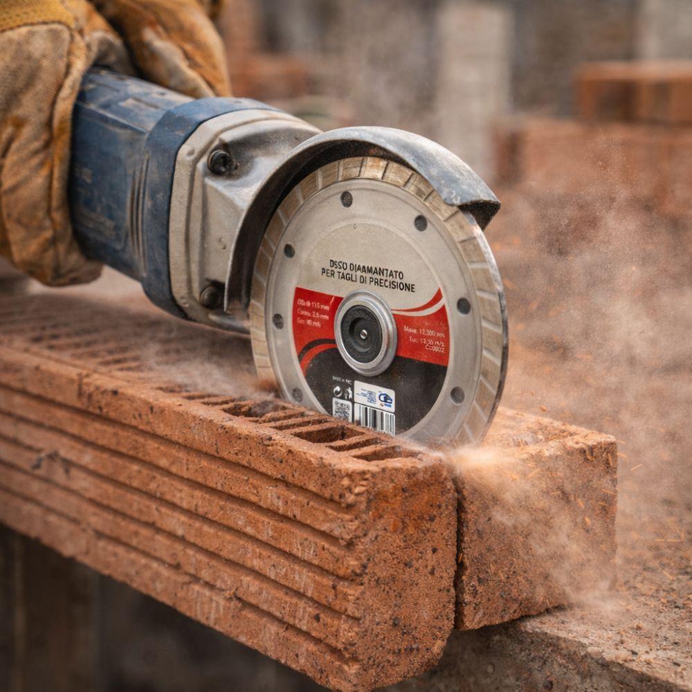  disco diamantato 115 mm per tagli di precisione su marmo, pietra e laterizi - foto 5