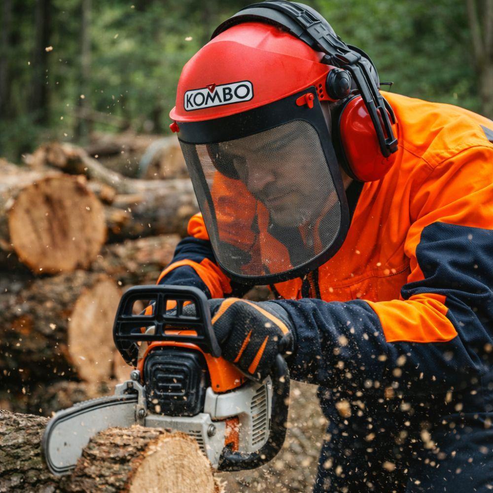  cuffie antirumore con visiera protettiva in rete metallica regolabile - foto 4