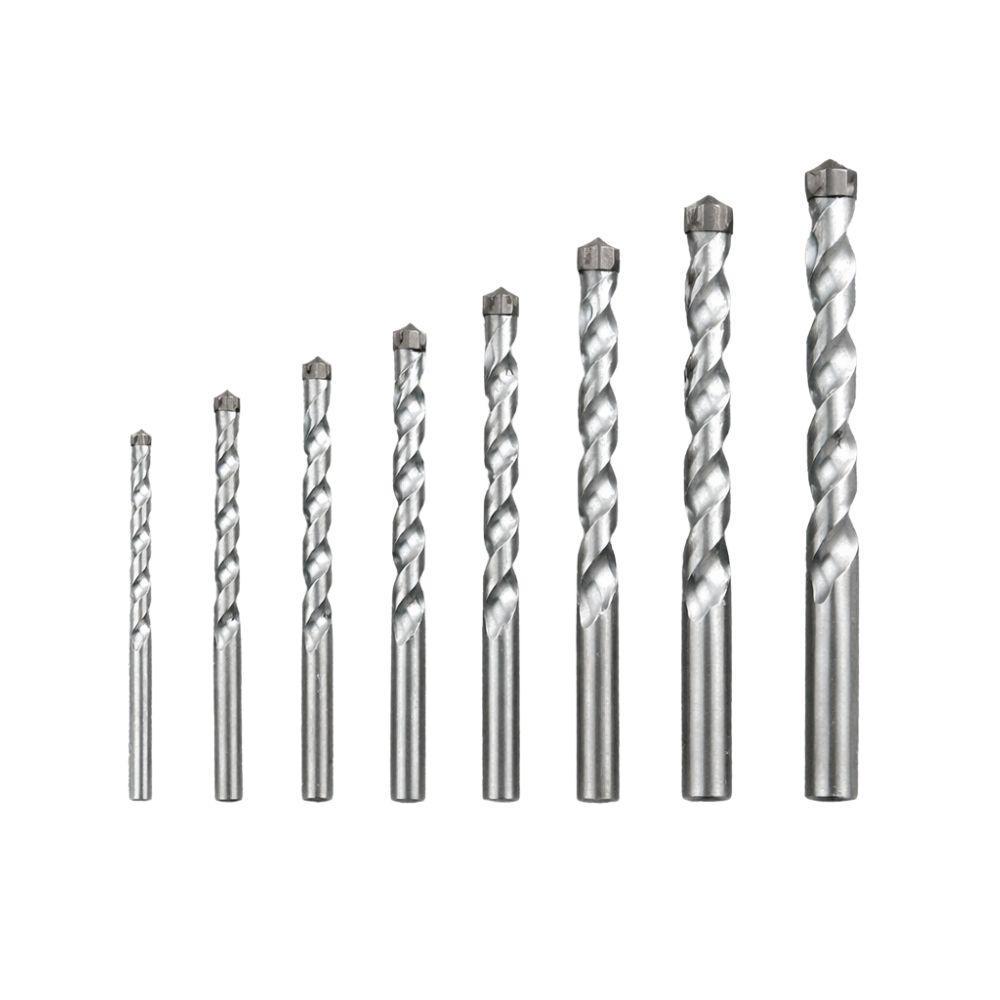  set 8 punte trapano per marmo e muro 3–10 mm con punta rinforzata - foto 1