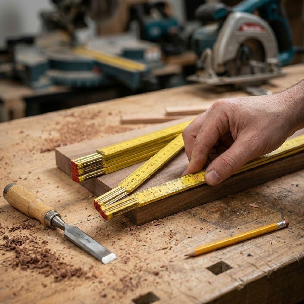  metro pieghevole 2 metri in legno per misurazioni precise - foto 4