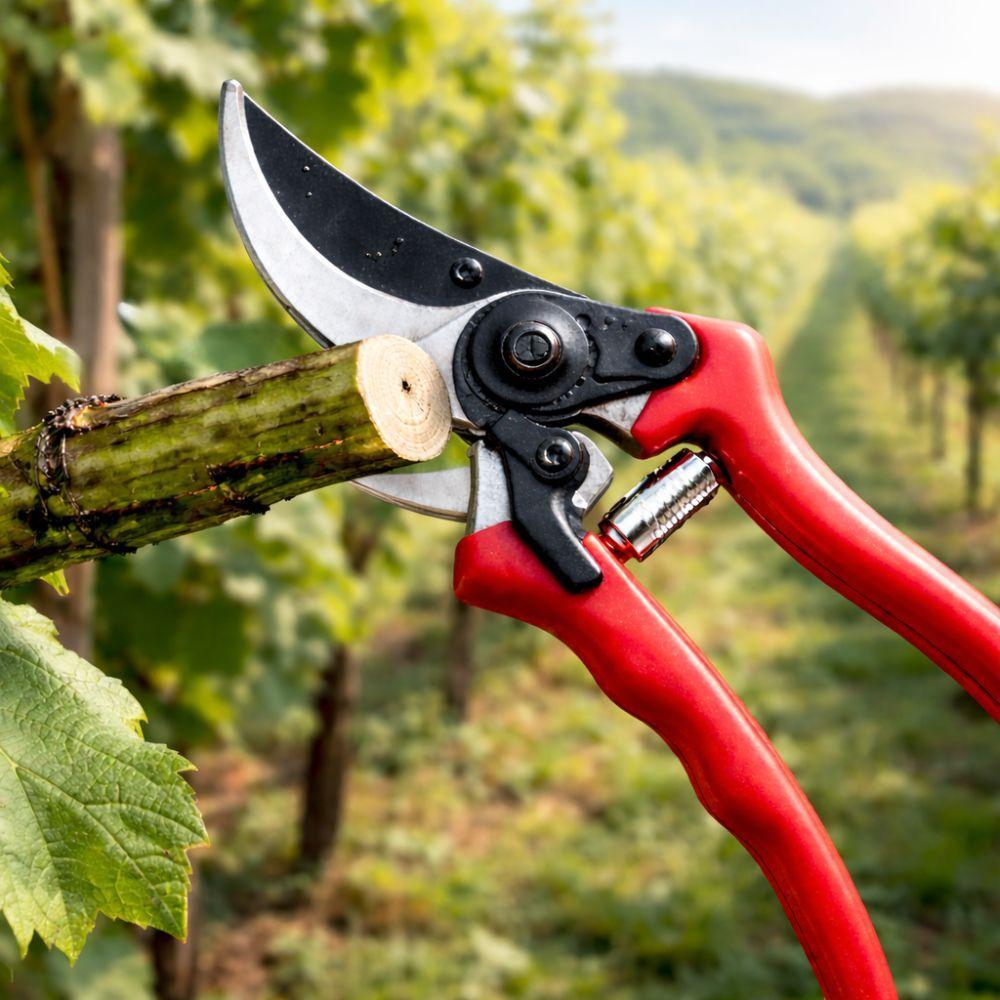  forbici da potatura 20 cm con gancio di sicurezza e lama in acciaio al carbonio - foto 2