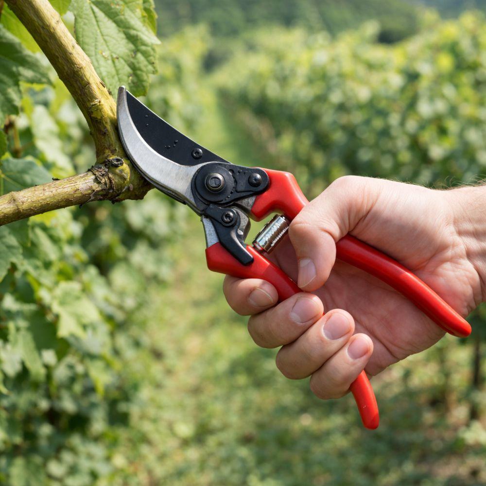  forbici da potatura 20 cm con gancio di sicurezza e lama in acciaio al carbonio - foto 5