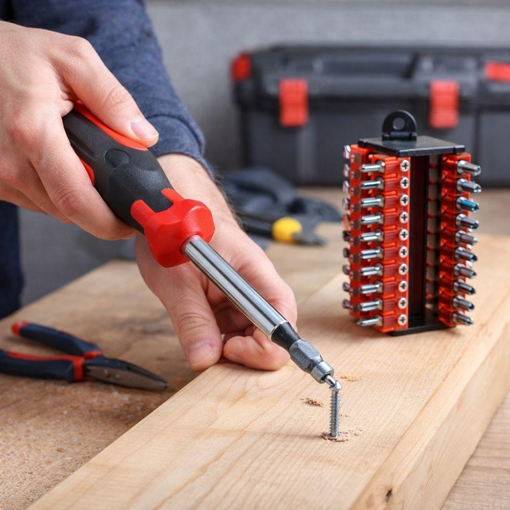  set cacciavite professionale 37 pezzi all in one con inserti magnetici - foto 3