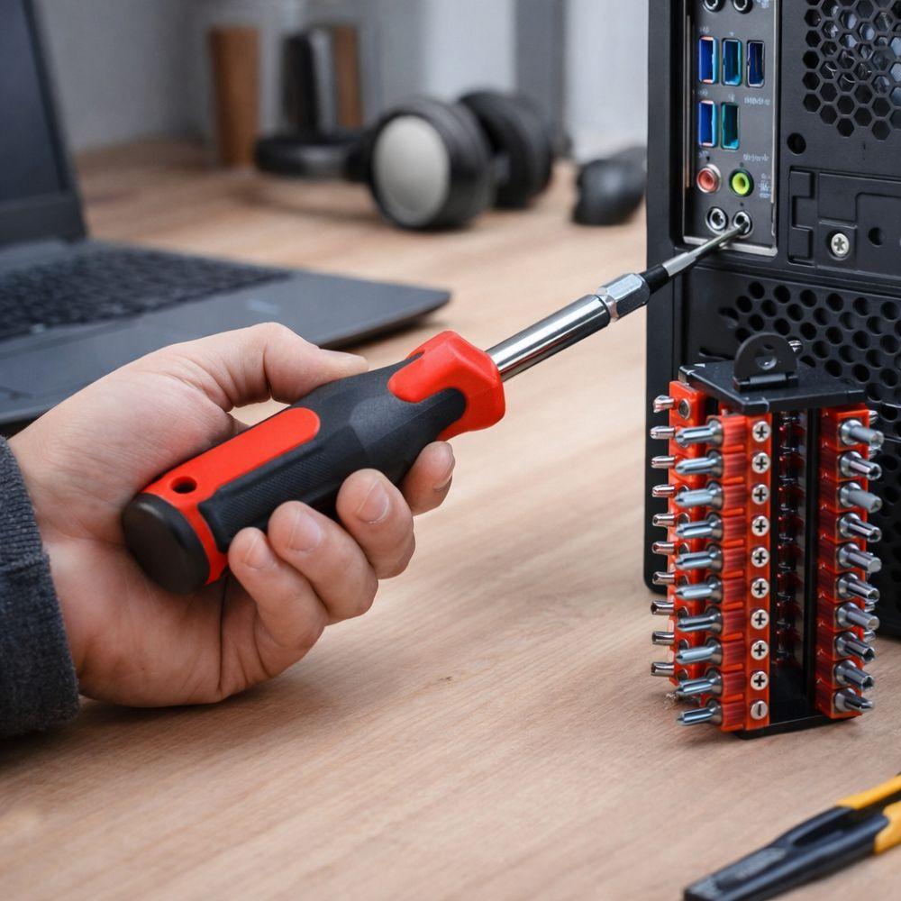  set cacciavite professionale 37 pezzi all in one con inserti magnetici - foto 4