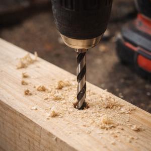 Set 8 punte trapano per legno 3–10 mm con punta centrante