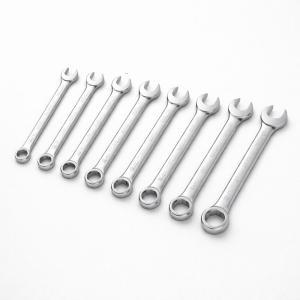 Set 8 chiavi spaccate combinate 6x7–20x22 mm in acciaio con supporto in plastica