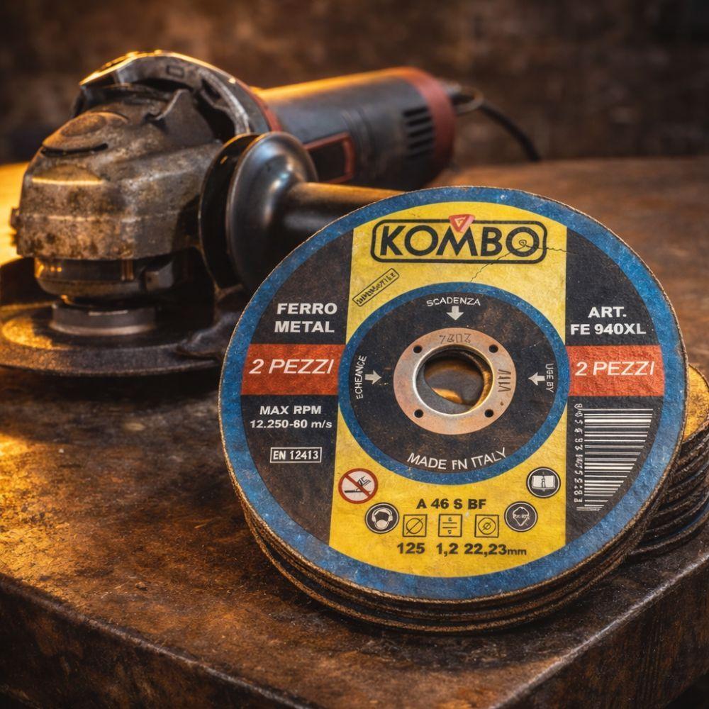  set 2 dischi da taglio professionali  125 mm – spessore 1,6 mm – per ferro e metallo - foto 3