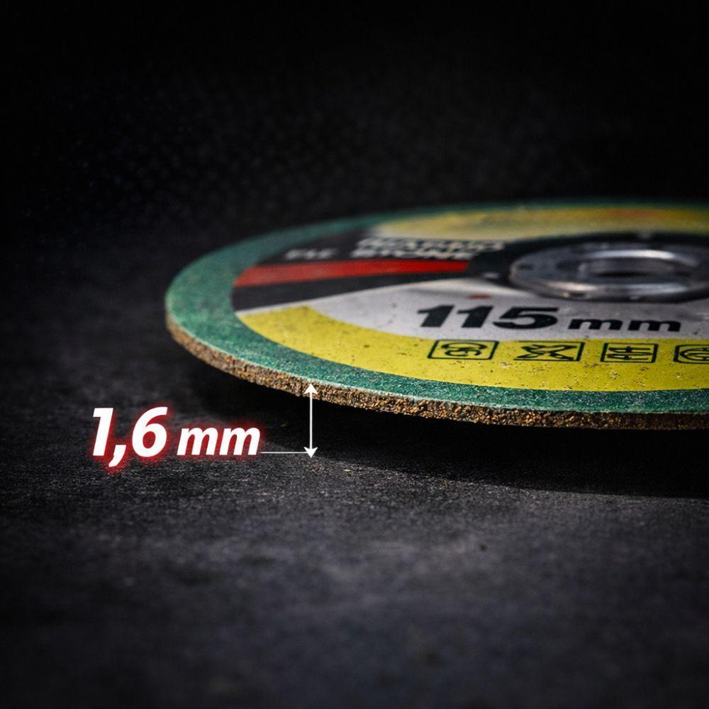  set 2 pezzi disco abrasivo 115 mm per tagli di precisione marmo e pietra - foto 5