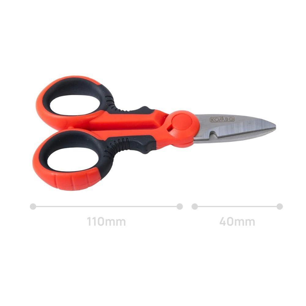  forbici da elettricista isolate 15 cm con manico soft grip - foto 2