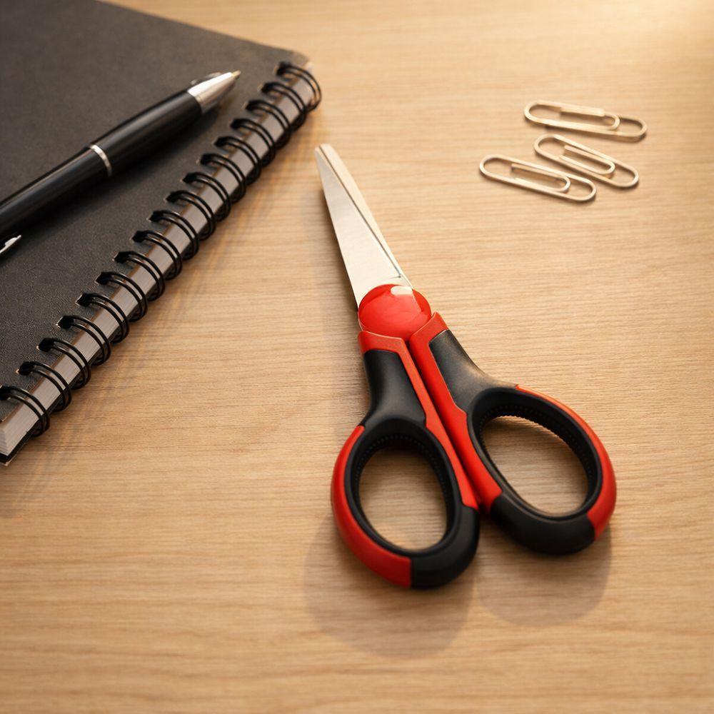  forbici da elettricista con lama curva in acciaio da 15 cm e tasca in stoffa per supporto da cinta - foto 5