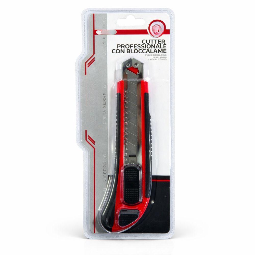  taglierino rinforzato con 3 lame in acciaio da 18mm con bloccaggio lama - foto 5