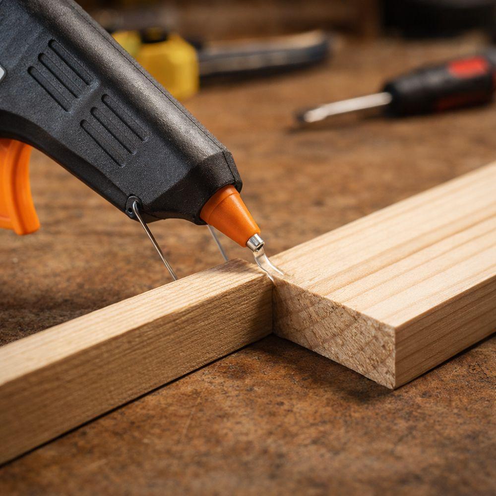  pistola termocollante 60w con 2 ricariche incluse - foto 3