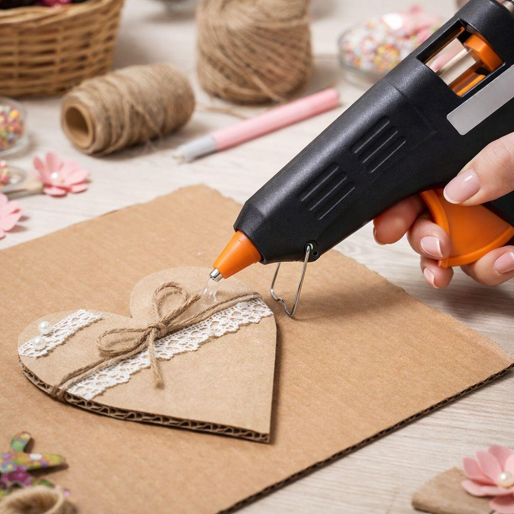  pistola termocollante 60w con 2 ricariche incluse - foto 4