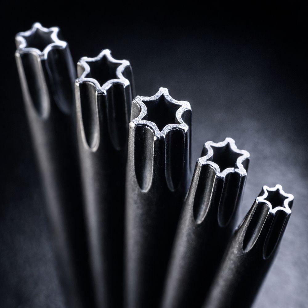  set chiavi esagonali torx pieghevoli 8 pezzi t9–t40 in acciaio - foto 3