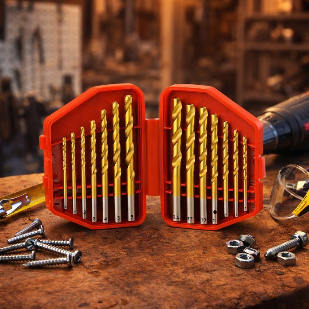  punte da trapano al titanio 13 pezzi – set professionale alta precisione - foto 4