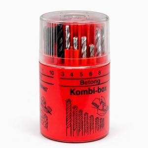 18 punte trapano hss muro legno – set completo 3-10 m...