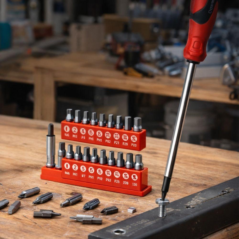  set professionale da 29 pz con cacciaviti e inserti intercambiabili in cr-v - foto 4