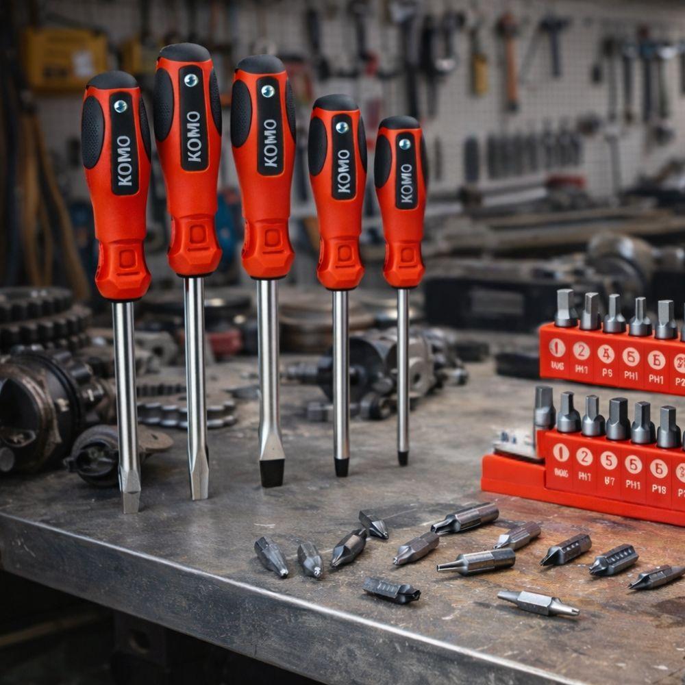  set professionale da 29 pz con cacciaviti e inserti intercambiabili in cr-v - foto 5