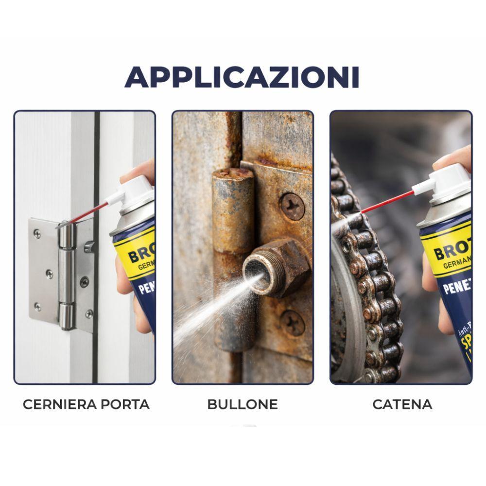  spray brotek multiuso per viti, bulloni e meccanismi bloccati - foto 4