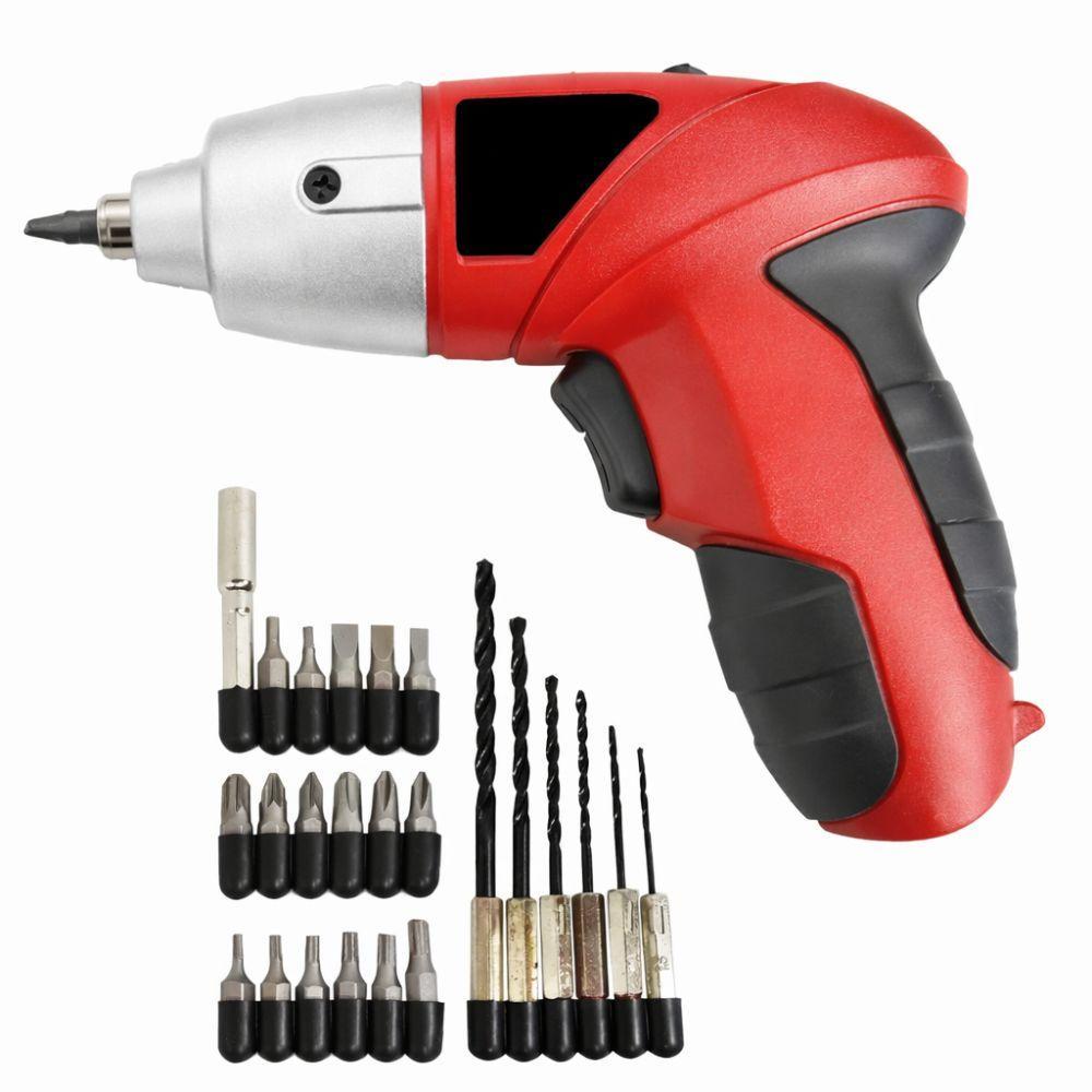  mini avvitatore e trapano 3,6v con 24 accessori e led - foto 1
