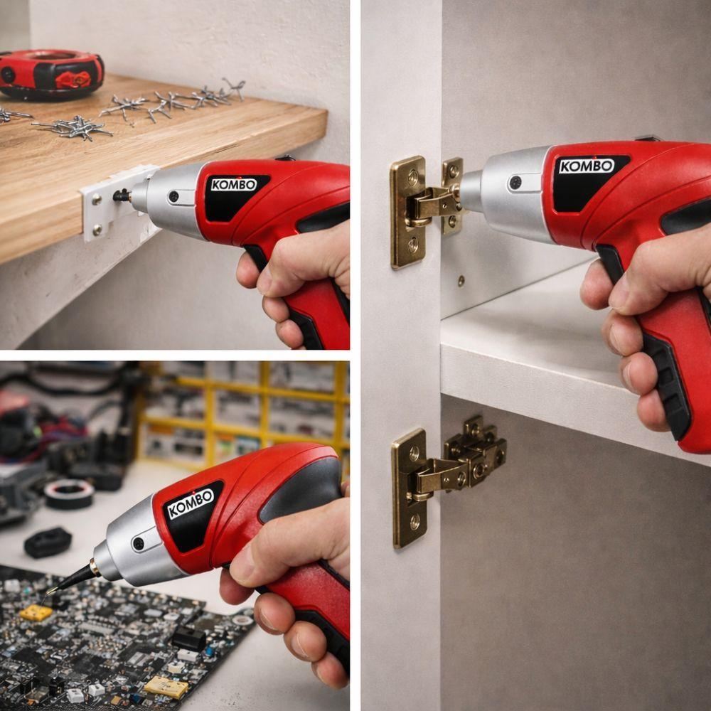  mini avvitatore e trapano 3,6v con 24 accessori e led - foto 5