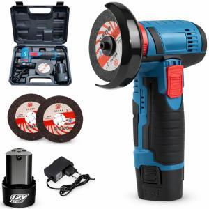 Mini smerigliatrice angolare ricaricabile con doppia batteria 12v