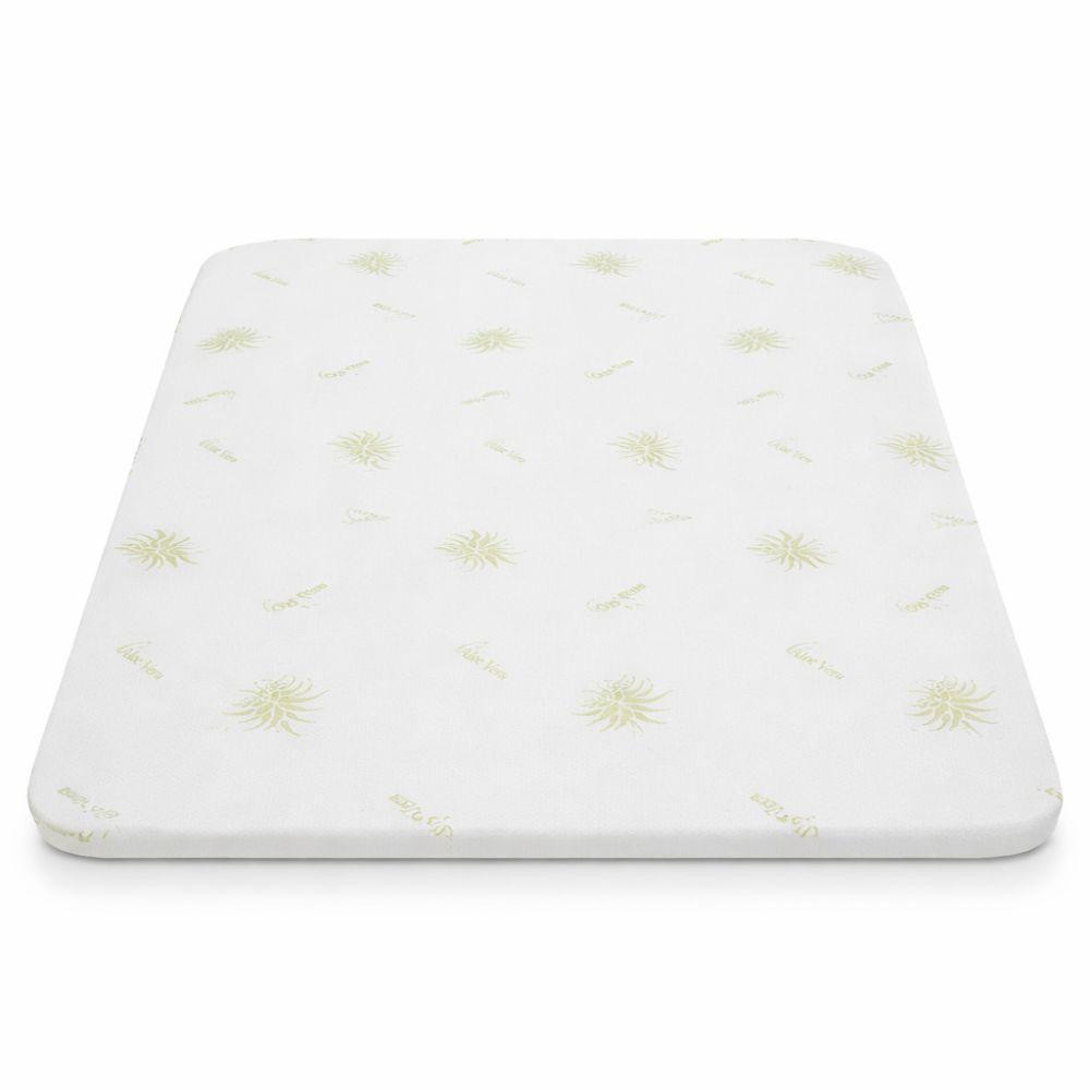  topper materasso matrimoniale in aloe vera con elastici, 160x190 cm spessore 5 cm - foto 2