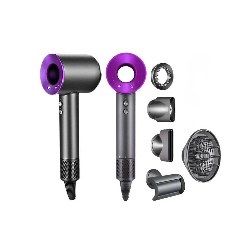  phon per capelli professionale 1500w dotato di 5 accessori - foto 2