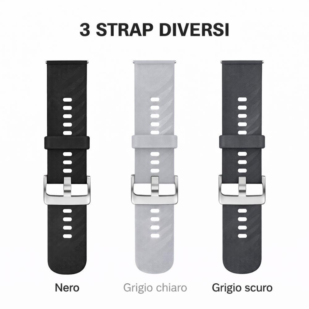  smartwatch v8 sport multifunzione con assistente vocale, monitoraggio salute, contapassi, notifiche app - foto 4