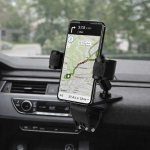 Supporto smartphone universale 2 in 1 con clip e rotazione 360°