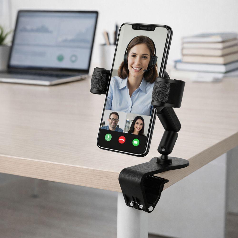  supporto smartphone universale 2 in 1 con clip e rotazione 360° - foto 4