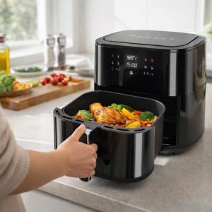 Friggitrice ad aria digitale 15l 2400w con doppia resistenza