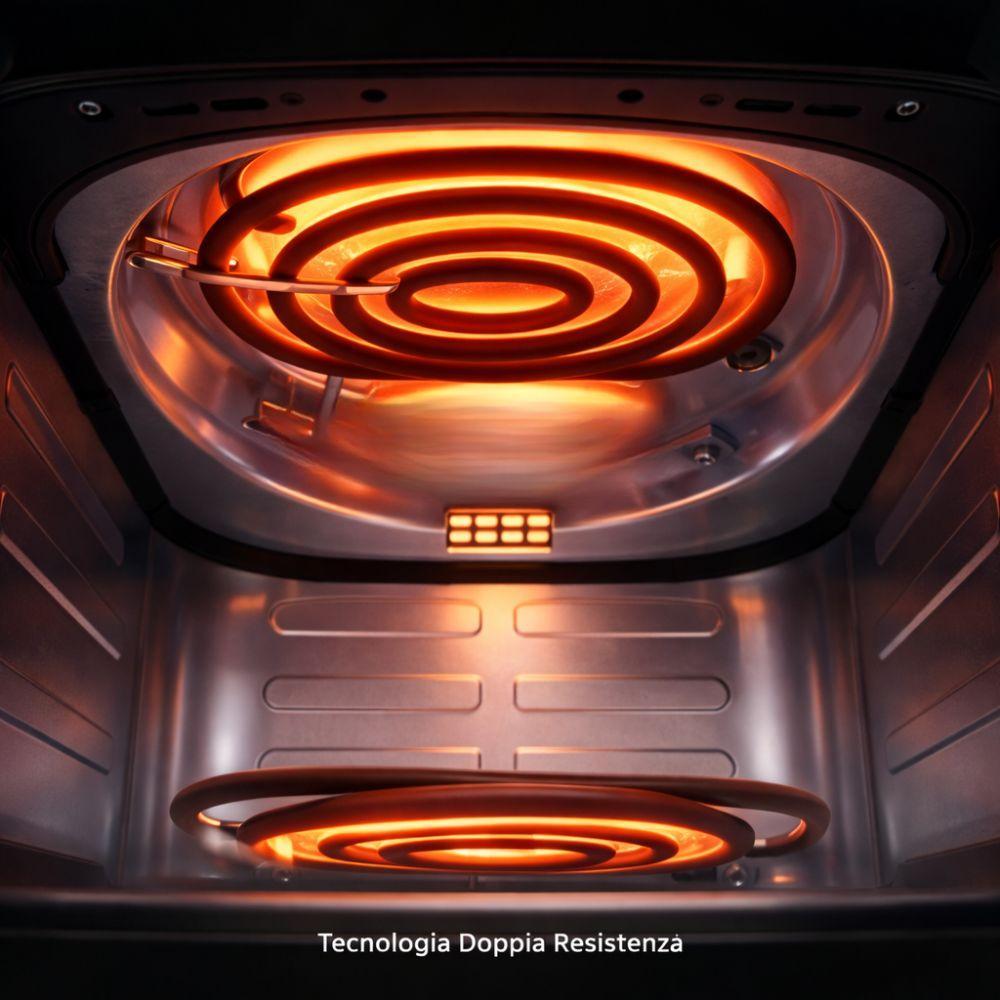  friggitrice ad aria digitale 15l 2400w con doppia resistenza - foto 3