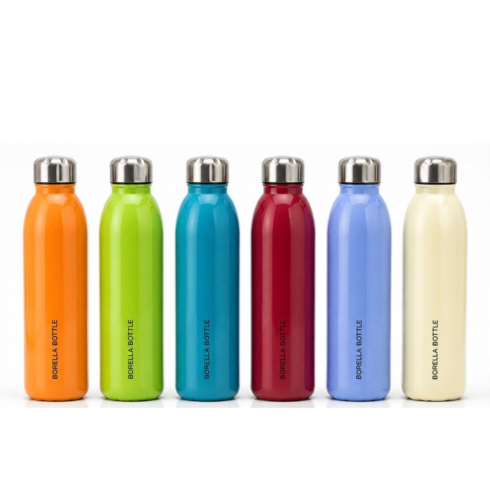  bottiglia termica acciaio inox 750ml isolamento doppia parete caldo freddo 24h multicolore - foto 1