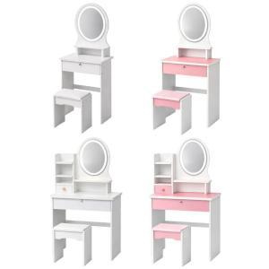 Toeletta trucco con sgabello