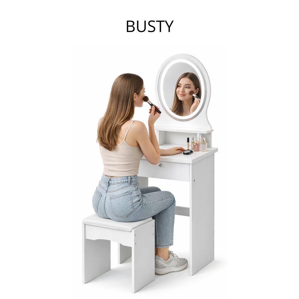  toeletta trucco con sgabello - foto 2