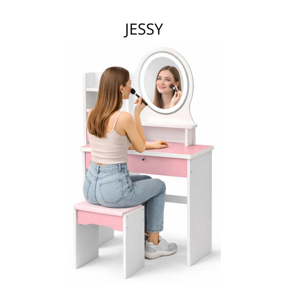  toeletta trucco con sgabello - foto 5